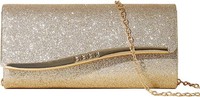 Clutch Damen Elegant Glitzer Klein Handtasche Brauttasche Abendtasche Mit