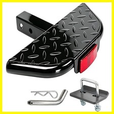 Hitch Step Anti Slip and Rust Towing Bumper Guard for Most Car SUV Truck Pick...