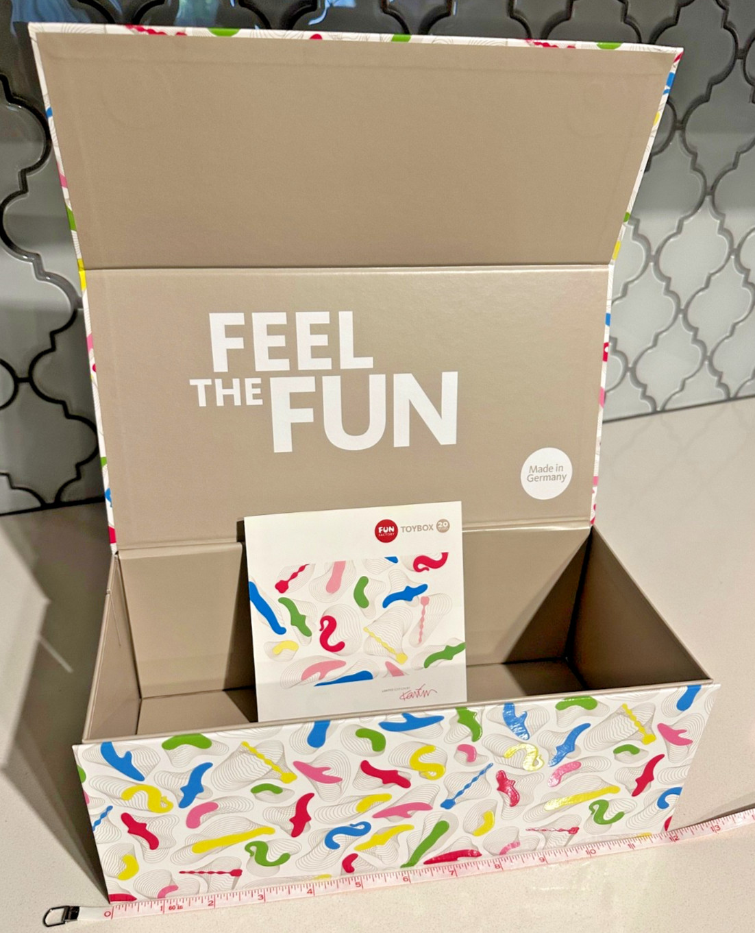 Karim Rashid Box NEW Fun Factory Toy Box Adult Magnetic Storage Karim Rashid Design