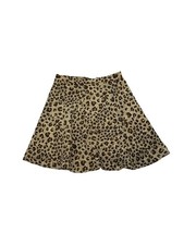 Vintage 90  s My Michelle Leopard Midi Skirt 9/10 A Line