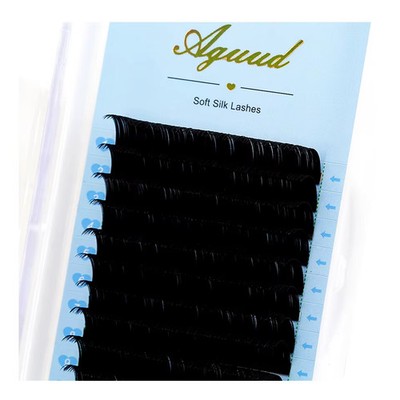 Eyelash Extensions Natural Soft Korea Silk False Mink 16 Rows Russian Volume