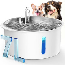 Dog Water Fountain for Large Dogs, 1.8Gal/7L Pet Water Fountain, Dog Water Bowl