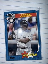 2022 Topps Series 2 - 1987 Topps All-Star Baseball Frank Thomas #87AS-24 Blue