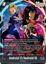 Android 17/Android 18 Super Rare Battle Dragon Ball Super - Fusion Holo Cross Fo