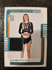 2025 Donruss WNBA #65 Elizabeth Kitley Jersey Series Las Vegas Aces