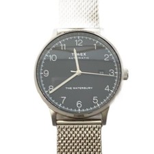 TIMEX Automatic Wristwatch Stainless Steel Black Silver TW2T70200