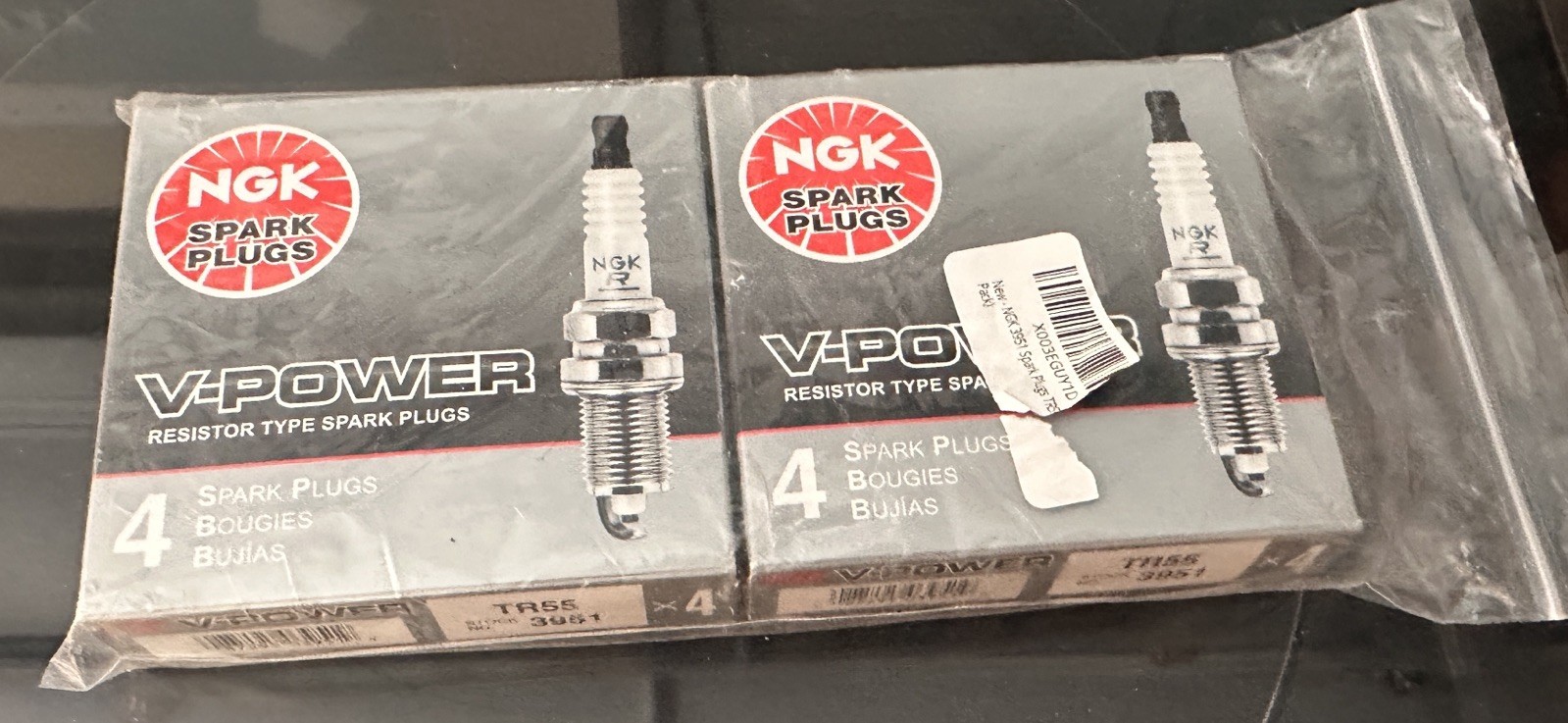 8 pc NGK 3951 TR55 V-Power Spark Plugs for T20EPR-U15 T16EPR-U15 SP446 SP400 oe