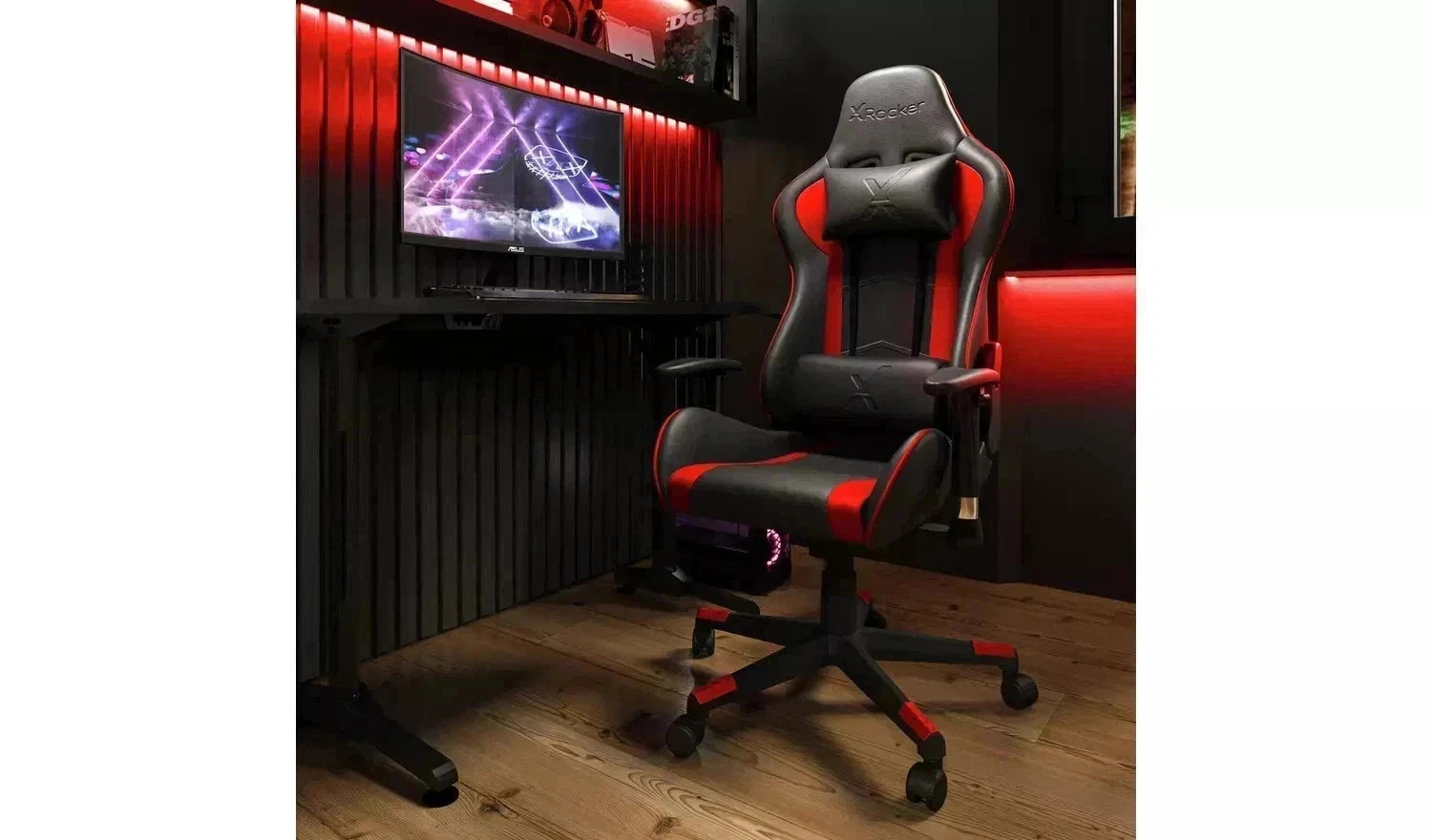 X Rocker Alpha Red eSports Gaming Chair
