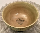 🏺VTG Red Wing Pottery Spongeware Mixing Bowl 4” Tall w/Wisconsin Advertising