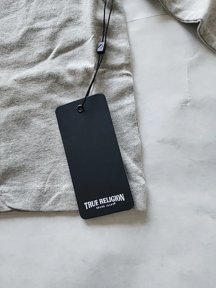 Camiseta True Religion Niños Manga Larga Gris Jaspeado Tr533lk628. 2T Foto 3 de 4