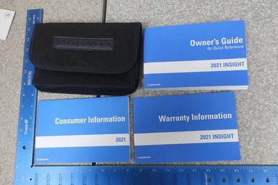 Honda Insight Owner's Manual 2021 Set Book 21 Free Shipping OEM OM6