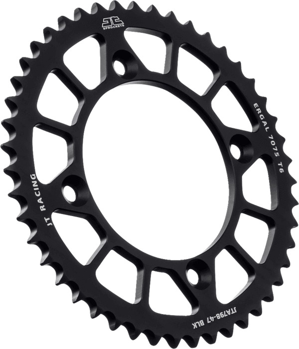 Couronne alu 47 dents JTA798.47B pas 428 pour moto tout terrain YZ 85 RM 85