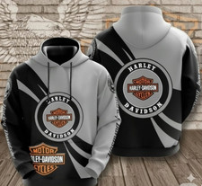 Personalized Harley Racing Davidson 3D Hoodie , Unisex Adults S-5XL