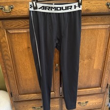 Under Armour Black Compression Pants Size Youth Large