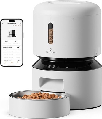 Automatic Cat Feeder 5G WiFi Automatic Pet Feeder W/ Freshness Preservation 3L