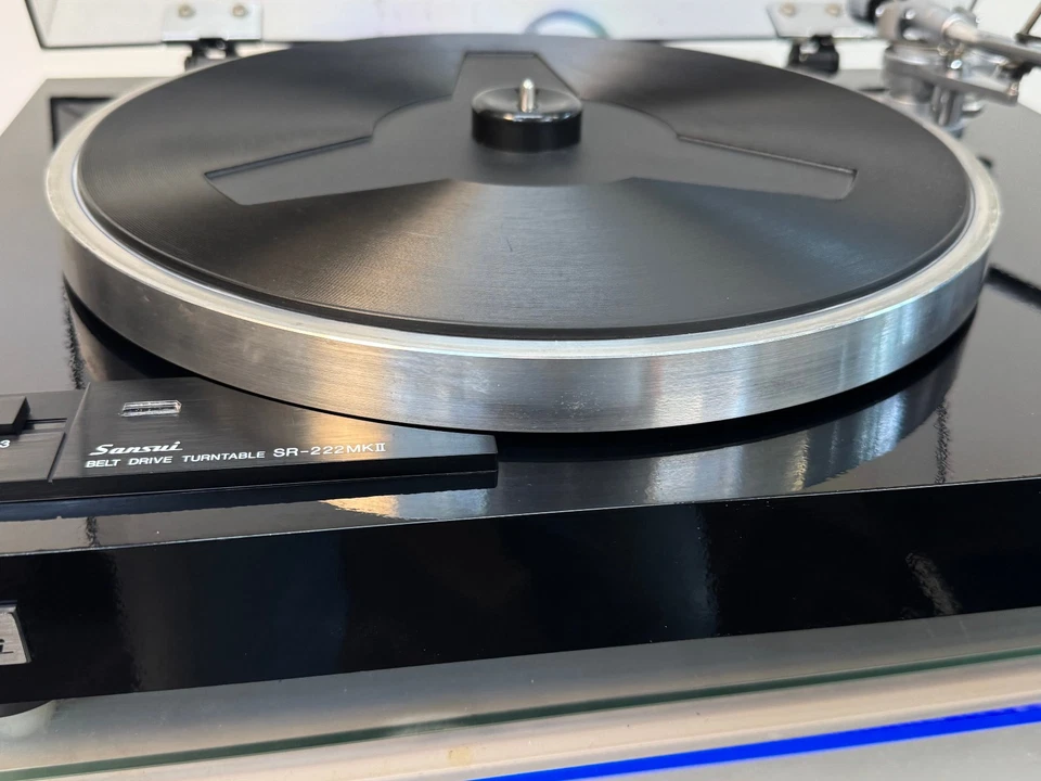Sansui SR-222 MK ll vintage turntable / record player - Image 3 of 4