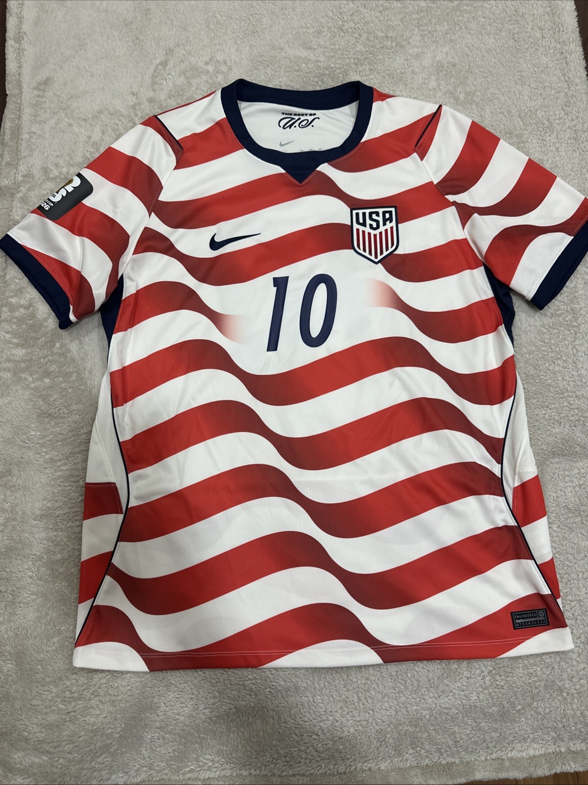 Mens World Cup Nike 2026 USMNT Home Stadium Jersey Pulisic #10 XL NWOT