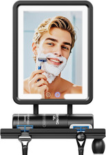 Heated Shower Mirror Fogless for Shaving Gen 3 - 3 Colors Stepless Dimmable Li