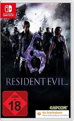 Resident Evil 6 SWITCH ( Code In A Box )   NEU OVP  