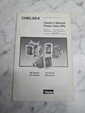 CHELSEA PARKER OWNER'S MANUAL POWER TAKE OFF'S 2004 267 277 278 859 SERIES