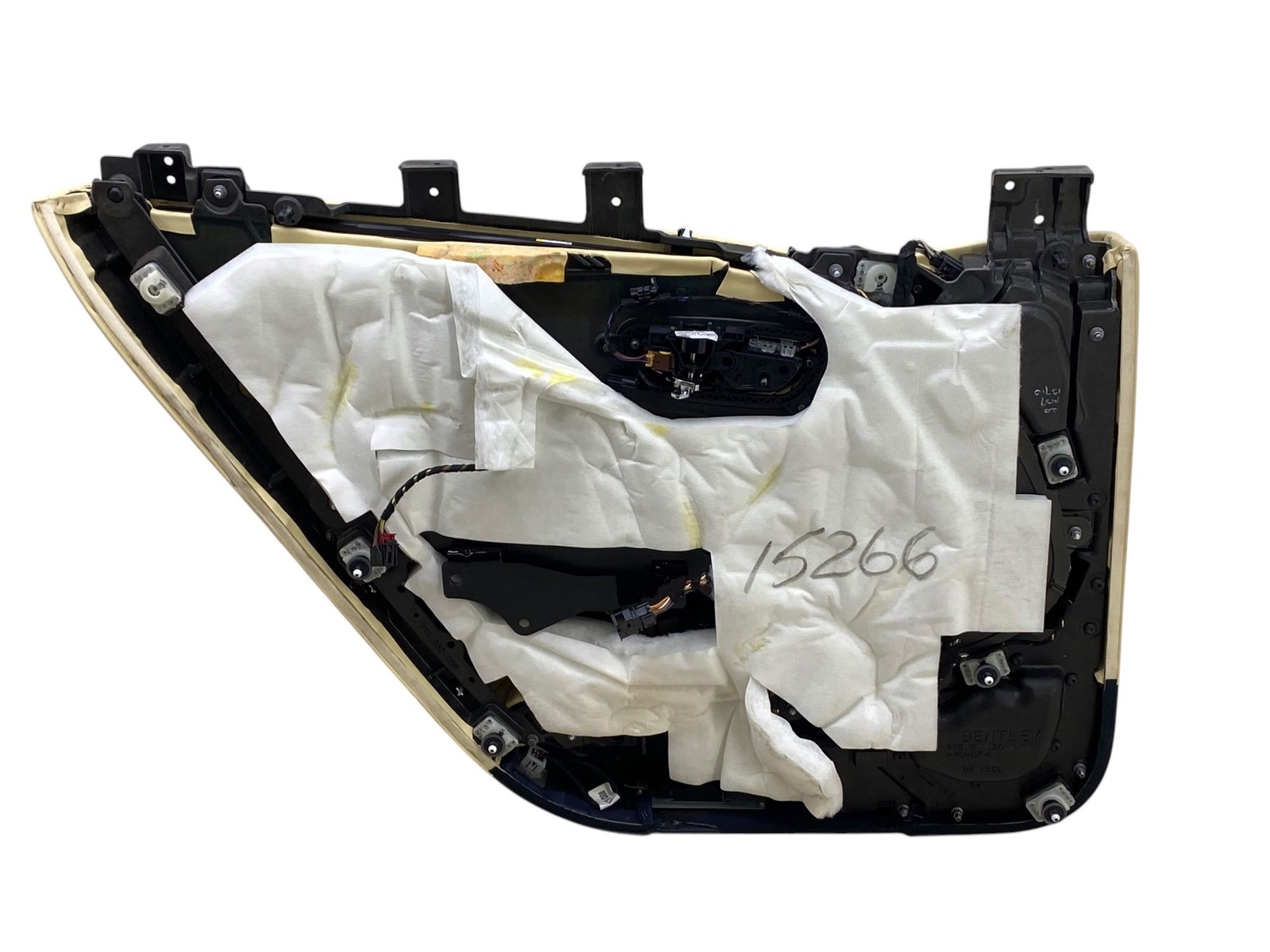 2010-2020 BENTLEY MULSANNE OEM REAR RIGHT INNER DOOR TRIM PANEL W/ UPPER TRIM
