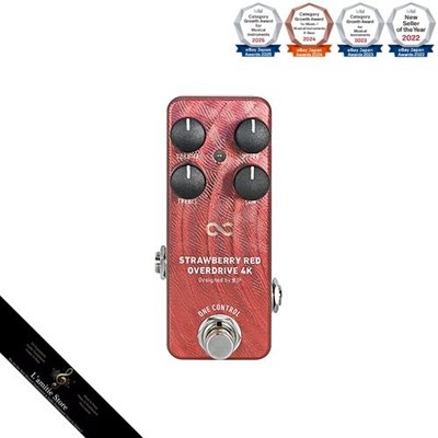 One Control STRAWBERRY RED OVERDRIVE 4K One Control Overdrive EffectorJapan