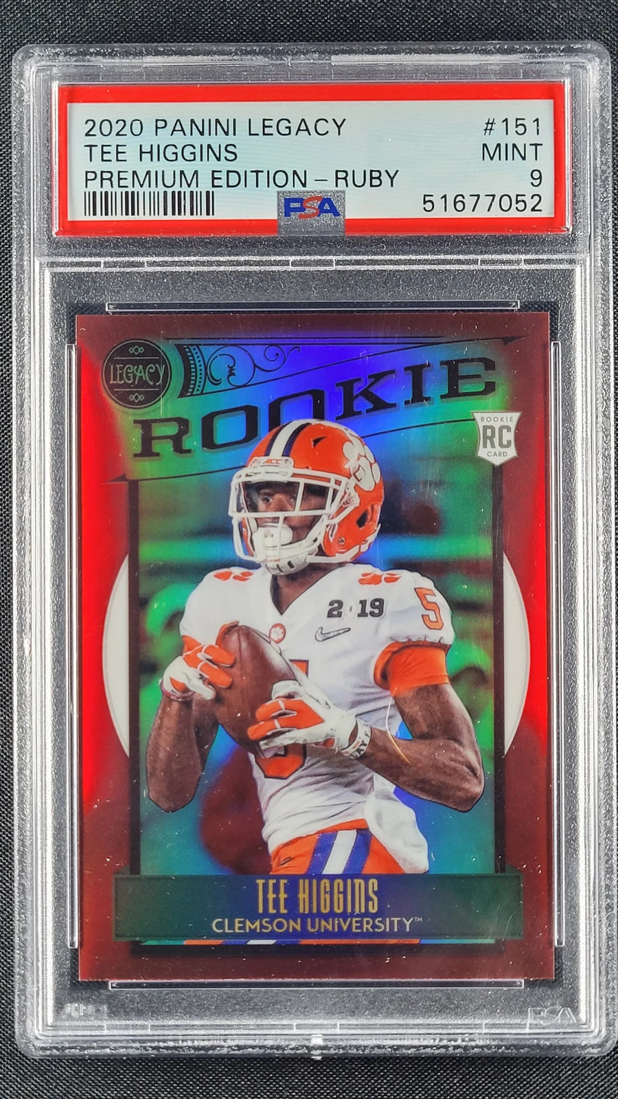 Tee Higgins Panini Legacy #151 Premium Edition-Ruby