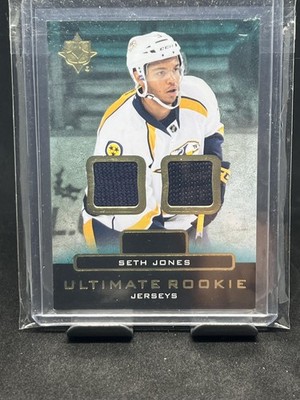 2013-14 Ultimate Collection #URJ-SJ Seth Jones Ultimate Rookie Jerseys