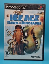 Ice Age: Dawn of the Dinosaurs (Sony PlayStation 2) Cover Art & Manual, NO GAME
