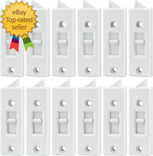 12 Pcs Window Latch Locks Spring Loaded Window Tilt Latch Replacement Part by ,V