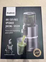 Anybear Cold Press Juicer with 4.9 Large Feed Chute, 350W Masticating Juicer