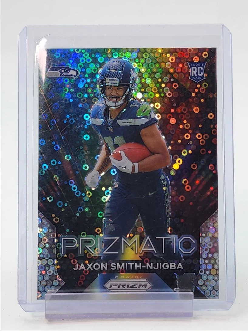 JAXON SMITH-NJIGBA 2023 PANINI PRIZM PRIZMATIC ROOKIE NO HUDDLE RC Q4026