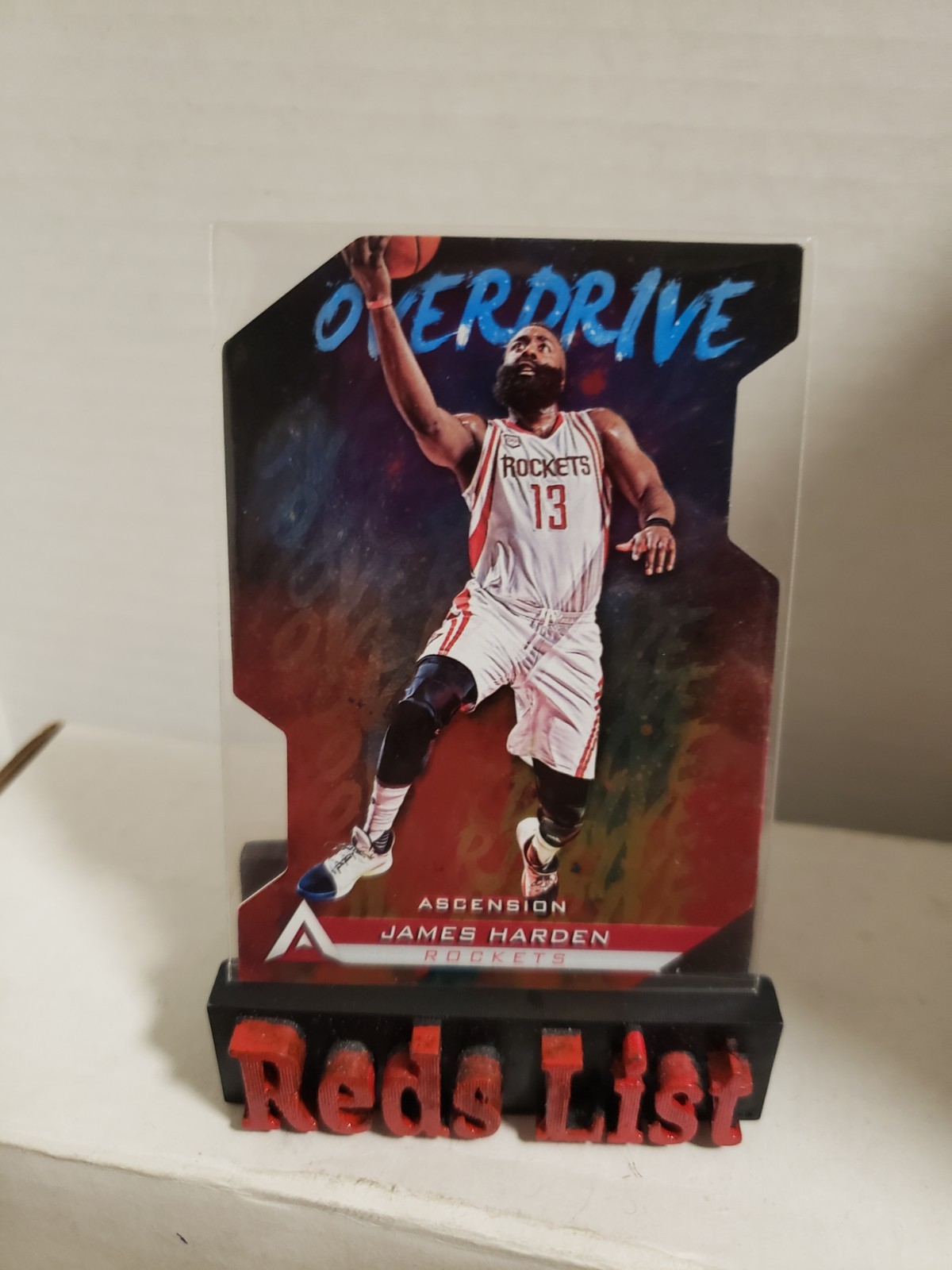 2017-18 Panini Ascension Overdrive Die-Cut James Harden #O-JH Clippers FHOF