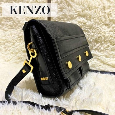 Kenzo  Vhtf Super/ Shoulder Bag Gold Black  Limited Edition Compact, for women,