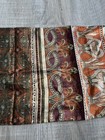 Betmar Italy Women's Scarf Metallic Foil Shimmer Scroll Design Women’s Vintage — photo 8