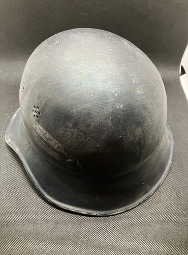 WWII WW2 German Luftschutz Steel Helmet Military RL 2 -38/28 Air Raid Protection