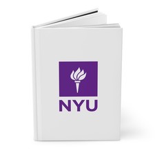 NYU New York University Journal Hardcover Lined Notebook