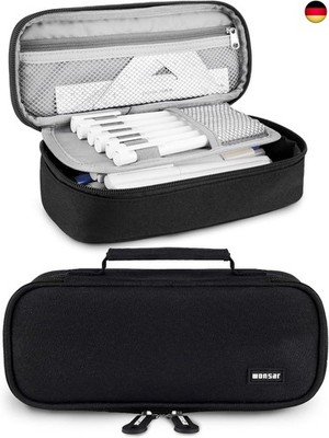 wonsar Federmäppchen Mäppchen Federtasche Etui 4 Fach Federmäppchen Mädchen Jun
