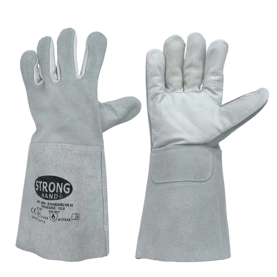 WERKSTATT-PRODUKTE GMBH Schweißerhandschuh Kombi 35 cm lang Größe 10,5