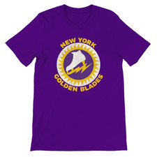 New York Golden Blades T-Shirt - Vintage Hockey Tee Retro Sports Fan Gear