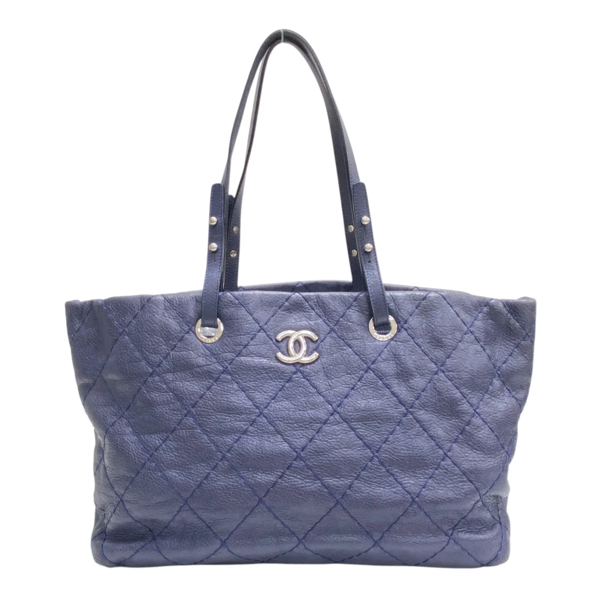 即日発送 新品未使用 CHANEL トートバッグ ブルー×ツイード シャネル トート ブルーバッグ & ハンドバッグ 女性用 | eBay