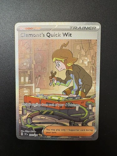Clemont's Quick Wit 243/191 Sv08: Surging Sparks Holo