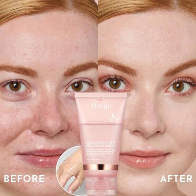Collagen Overnight Wrapping Mask - Elasticity & Hydration,Natural Ingredients US