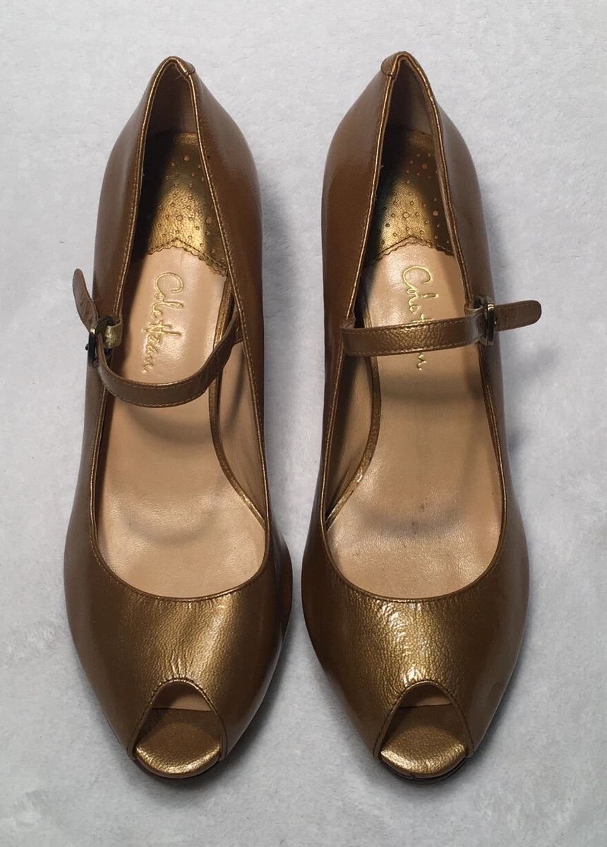 Cole haan hotsell gold heels