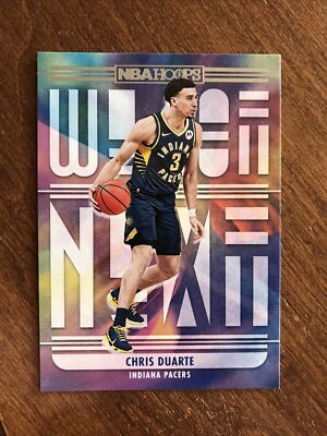 Chris Duarte 2021-22 NBA Hoops We Got Next #13 Indiana Pacers Oregon Ducks RC