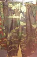 PANTALONI MIMETICI ITALIANI IMPERMEABILI ESERCITO MARINA AERONATICA TG 50 RARITÀ