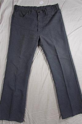 Vtg USA Made Levi 10 517 Sta Prest Pants Measure Size 38x31 Polyester Dress