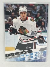 Chicago Blackhawks - Lucas Carlsson - 20/21 UD Series 1 - Young Guns - #212
