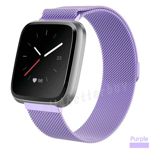 Metal Loop Bands for Fitbit Versa 2 Lite Stainless Steel Lock Band for Women Men - Picture 12 of 17