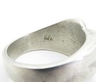 MEXICO 925 Sterling Silver  Vintage Sculpted Dome Band Ring Sz 10  RG3853 — photo 7